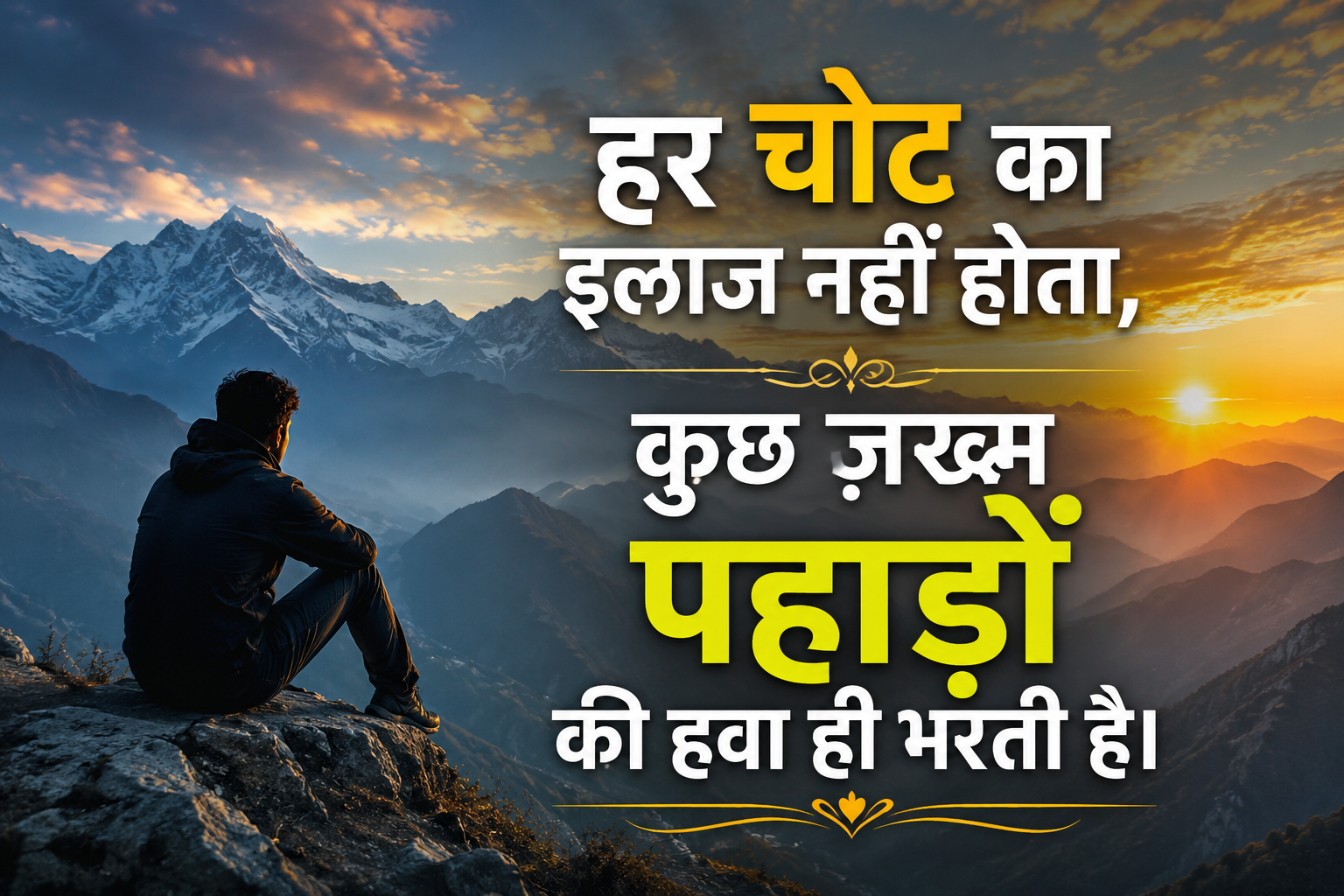 पहाड़ों की खूबसूरत वादियों के साथ हिंदी पहाड़ों वाली शायरी – Mountain Shayari in Hindi